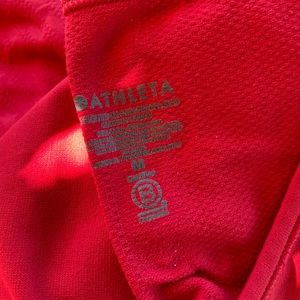 Athleta speedlight tee - bright red - M